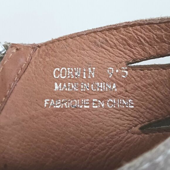 Jeffrey Campbell Corwin Gray Suede Lace Up Peep Toe Ankle Bootie Block Heel 9.5 - Picture 6 of 9